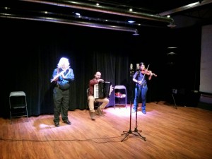 Parmela Attariwala (violin) + Branko Dzinovic (accordian) + Robert Aitken (flute)